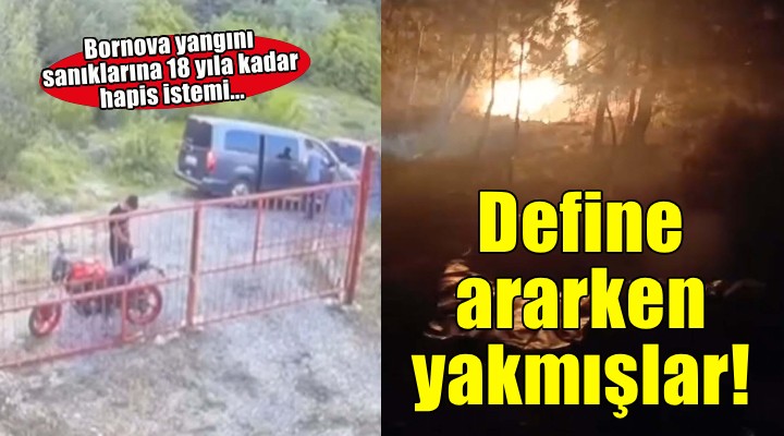 Define ararken ormanı yakan sanıklara 18'er yıla kadar hapis istemi