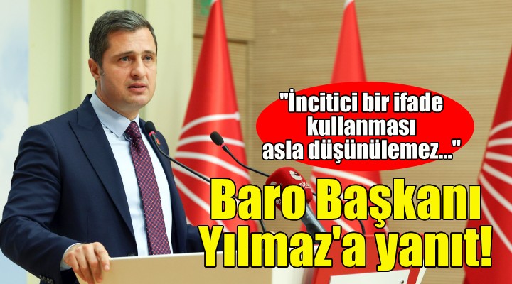 Deniz Yücel'den Baro Başkanı Sefa Yılmaz'a yanıt!