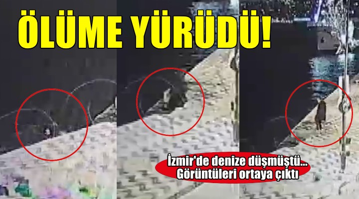 Denize düşüp boğulmuştu... Görüntüleri ortaya çıktı