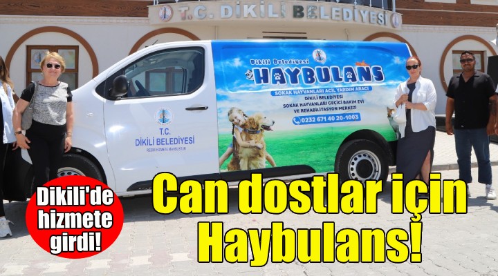 Dikili Belediyesi’nden can dostlara için Haybulans!