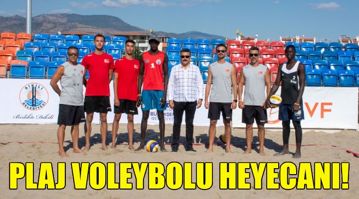 Dikili'de plaj voleybolu heyecanı!