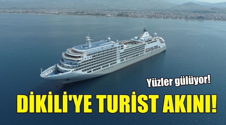 Dikili'ye turist akını... Yüzler gülüyor!