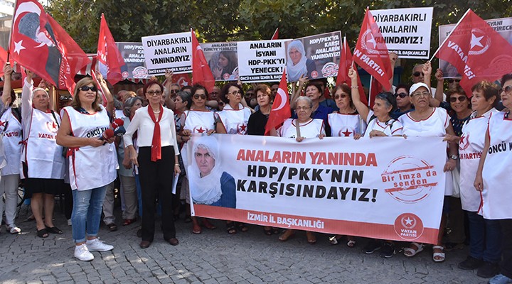 Diyarbakır eylemine İzmir'den destek