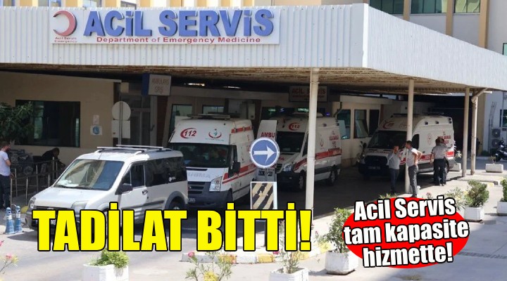 Dokuz Eylül Üniversitesi Acil Servisi tam kapasite hizmette!