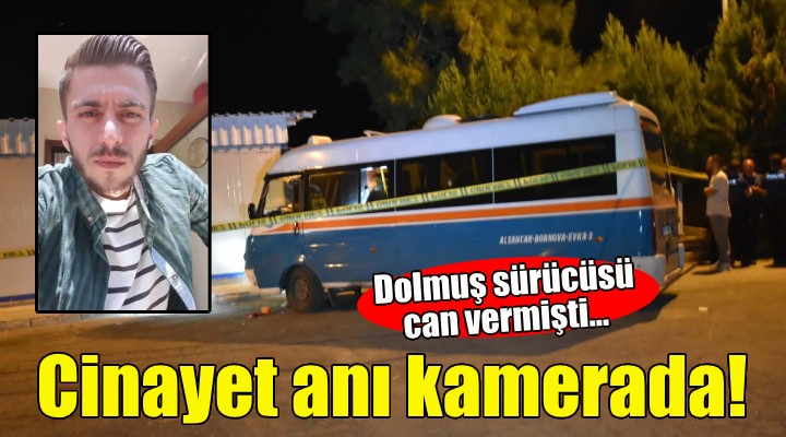 Dolmuştaki cinayet kamerada!