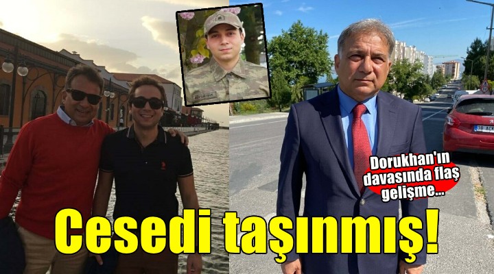 Dorukhan'ın cesedi sırtına vurulduktan sonra belirtilen konuma getirilmiş