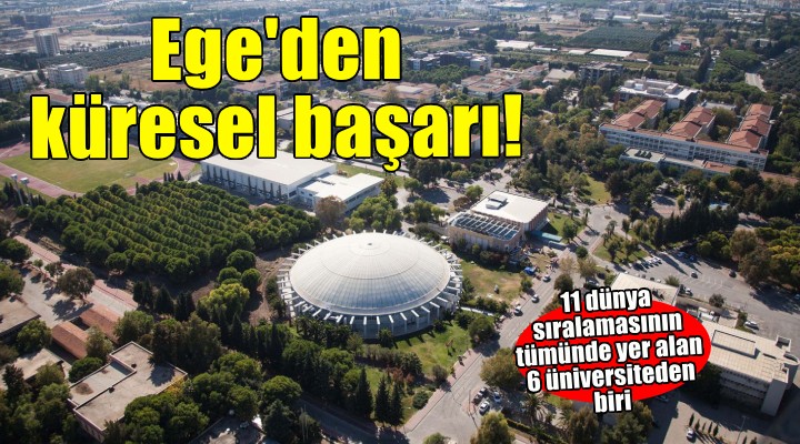 EÜ, 11 dünya sıralamasının tümünde yer alan 6 üniversiteden biri oldu