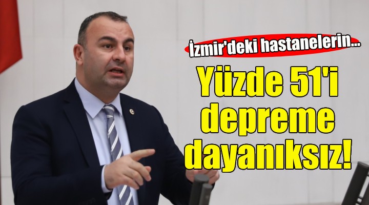 Ednan Arslan: İzmir'deki hastanelerin yüzde 51'i depreme dayanıksız!