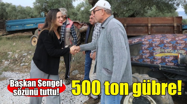 Efes Selçuk'ta çiftçilere 500 ton kompost gübre!