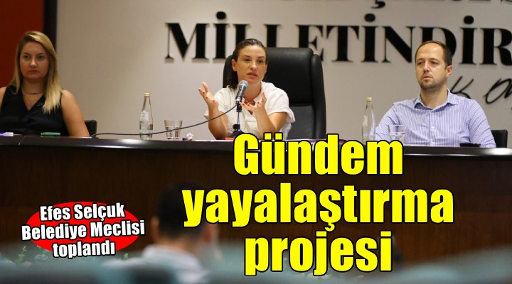 Efes Selçuk'ta gündem yayalaştırma projesi ve işgaliye