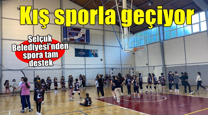 Efes Selçuklu çocuklar kışı sporla geçiriyor