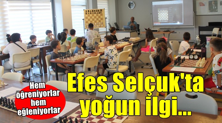 Efes Selçuk'ta yaz okulu kurslarına yoğun ilgi...