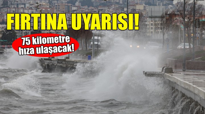 Ege Denizi için fırtına uyarısı!