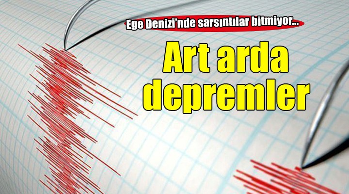 Ege Denizi'nde 5 büyüklüğünde deprem!