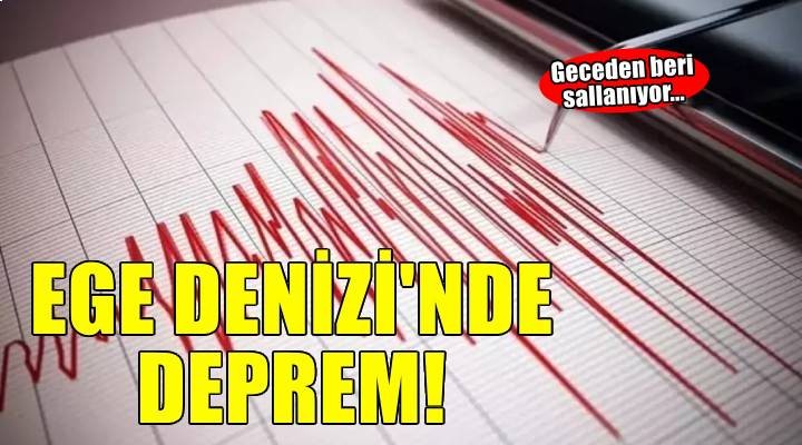Ege geceden beri sallanıyor: 14.26'da 5.0 ile sallandı!
