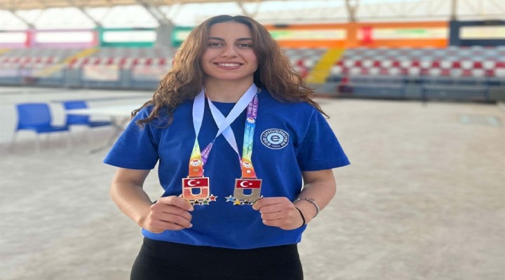 Egeli sporcu Beyza Tatarlı boccede şampiyon oldu