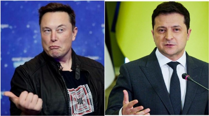 Elon Musk ve Zelenskiy Twitter'da kapıştı!