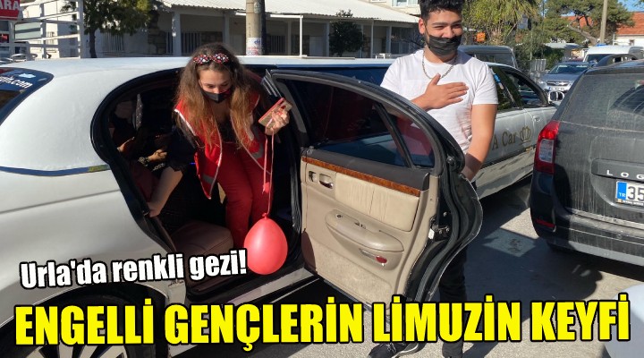 Engelli gençlerin limuzin keyfi!