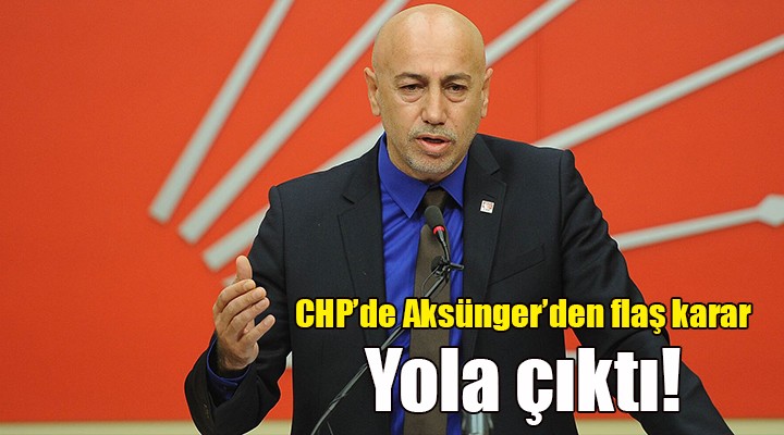 Erdal Aksünger'den flaş karar!