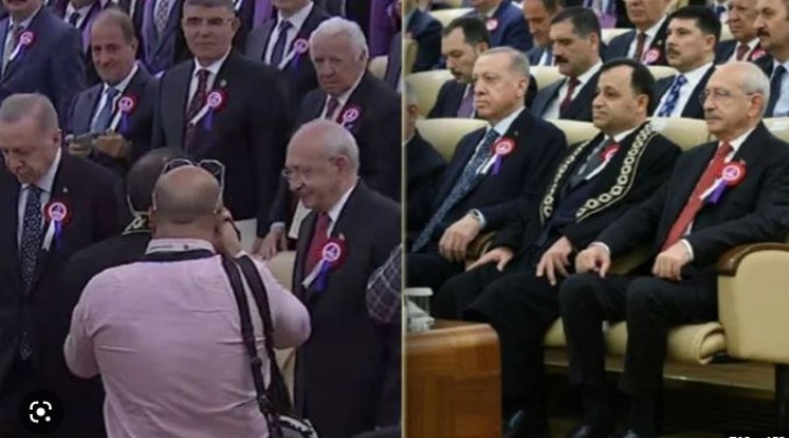 Erdoğan, AYM Töreni'nde Kılıçdaroğlu'nun elini sıkmadı