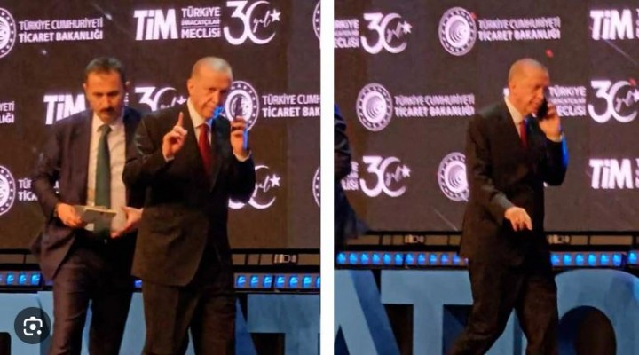 Erdoğan'a çok önemli telefon! Sahneden inmeden yanıt verdi!