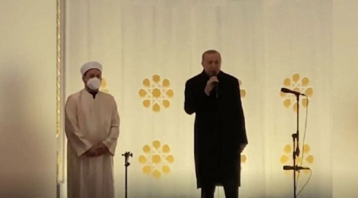 Erdoğan, camide Sezen Aksu'yu hedef aldı!