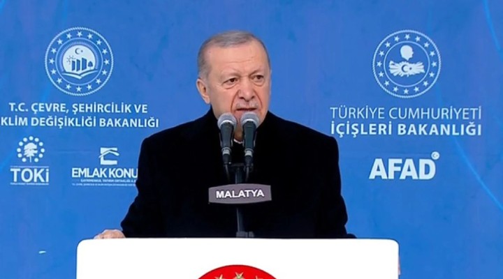 Erdoğan'dan deprem konutu mesajı