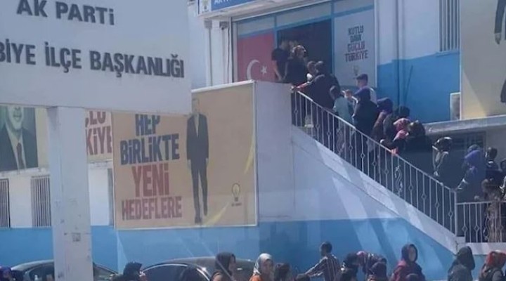 Erdoğan'ın mitingine gelene 250 TL'lik market çeki