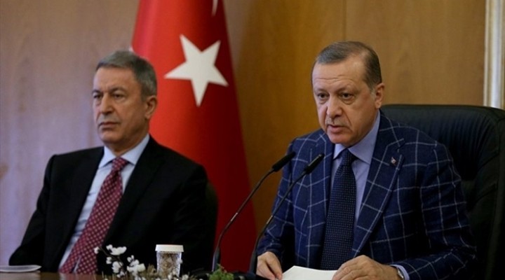 Erdoğan ve Akar'dan kritik toplantı