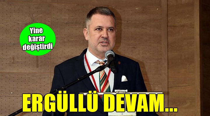 Ergüllü, Karşıyaka'da 'devam' dedi