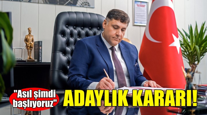 Erkan Özkan'dan adaylık kararı!