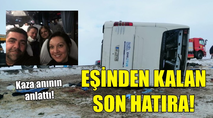 Eşinden kalan son hatıra!