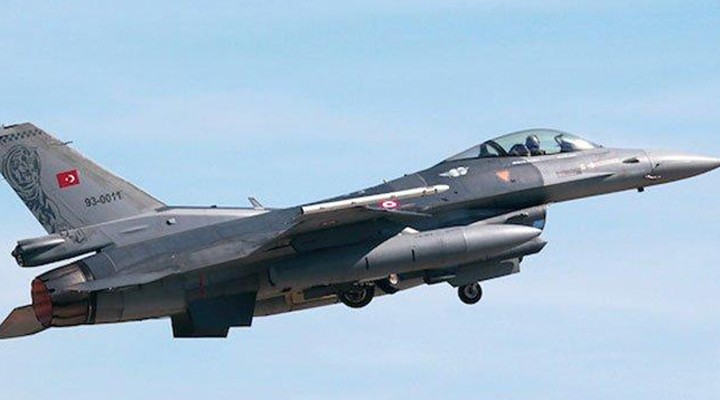 F-16'lar Suriye'de uçtu