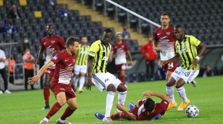 Fenerbahçe, 9 kişilik Hatay'ı yenemedi