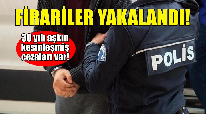 Firari hükümlüler İzmir'de yakalandı!