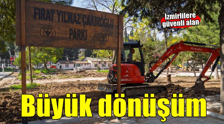 Fırat Çakıroğlu Parkı'nda büyük dönüşüm