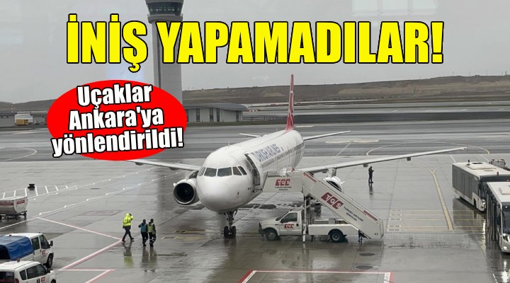 Fırtına ve sağanak hava ulaşımını da vurdu!