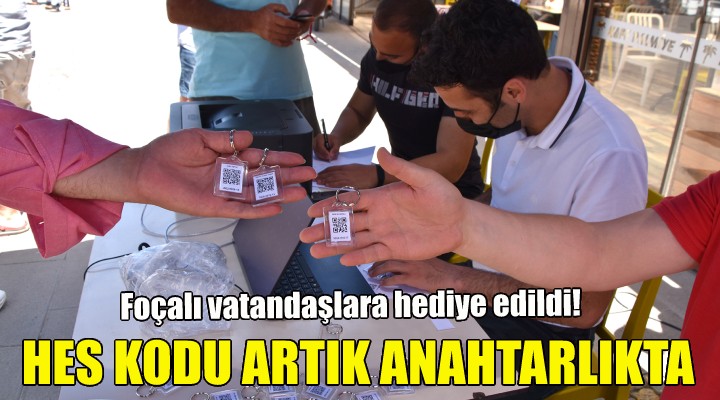 Foça'da HES kodları artık anahtarlıkta!