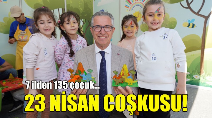 Gaziemir'de 23 Nisan coşkusu!