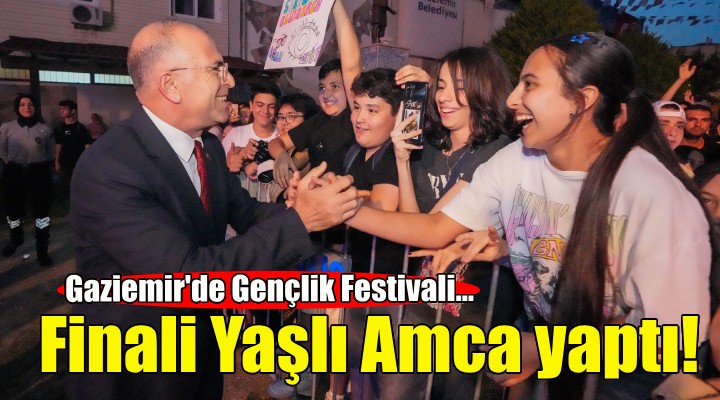 Gaziemir'de Gençlik Festivali... Finali Yaşlı Amca yaptı!