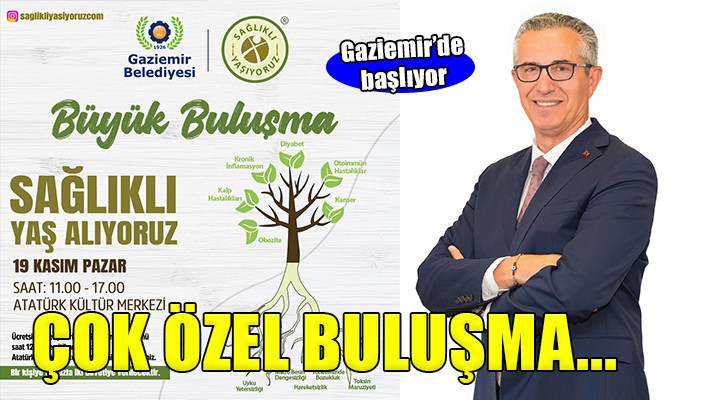 Gaziemir'de Sağlıklı Yaş Alma buluşmaları başlıyor