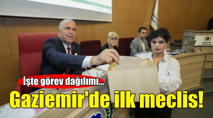 Gaziemir'de Ünal Işık yönetiminde ilk meclis!