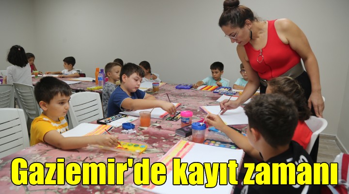 Gaziemir'de kültür, sanat ve spor kurslarına kayıtlar başladı