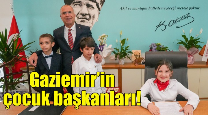 Gaziemir'in çocuk başkanları!