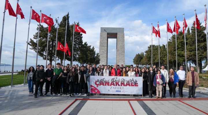 Gaziemirli gençler Çanakkale'de tarihin izini sürdü!