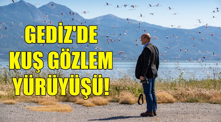 Gediz'de kuş gözlem yürüyüşü!