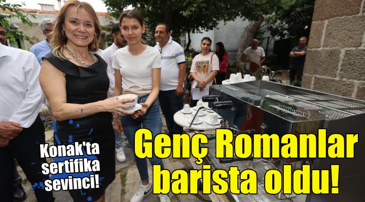 Genç Romanlar barista oldu!