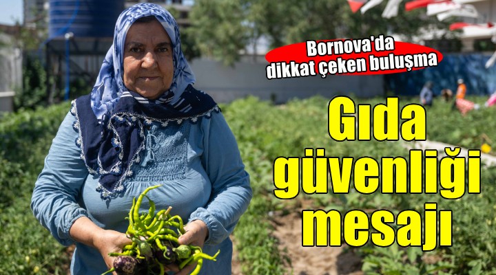 Gıda güvenliği mesajı Bornova'dan verildi