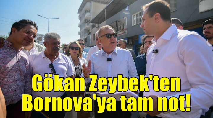 Gökan Zeybek'ten Bornova Belediyesi'ne tam not!