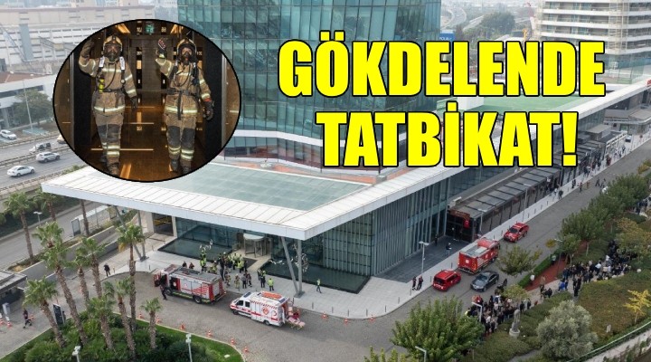 Gökdelenler bölgesinde yangın tatbikatı!